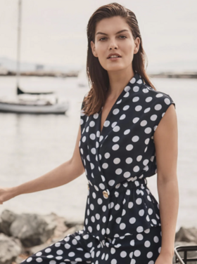 JOSEPH RIBKOFF MONACO DOTS TOP
