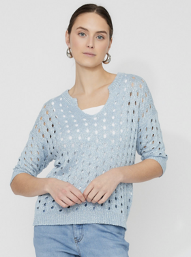 FRANK LYMAN GLITTER SKY SWEATER