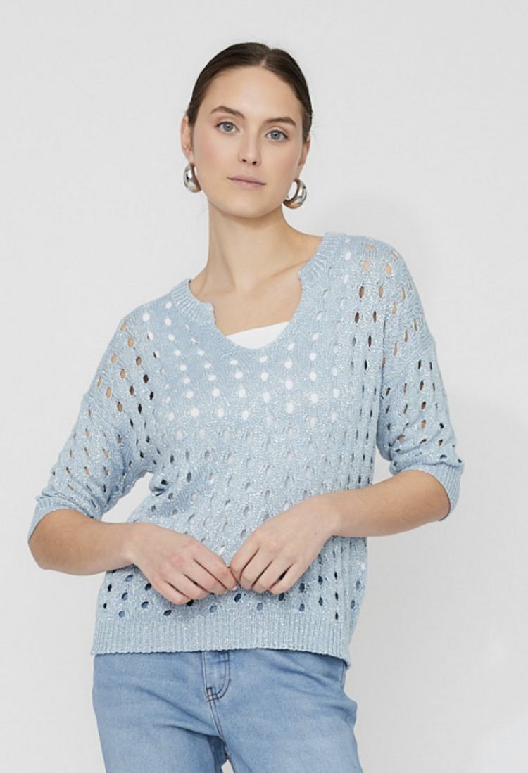 FRANK LYMAN GLITTER SKY SWEATER