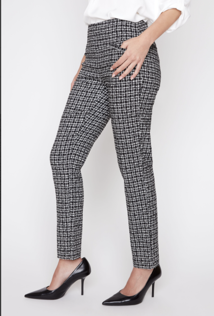 RENUAR SOHO PLAID KNIT PANT