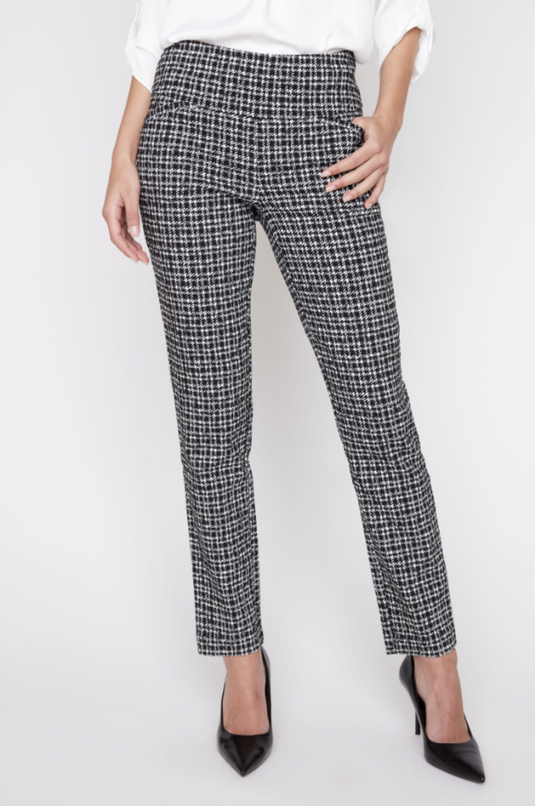 RENUAR SOHO PLAID KNIT PANT