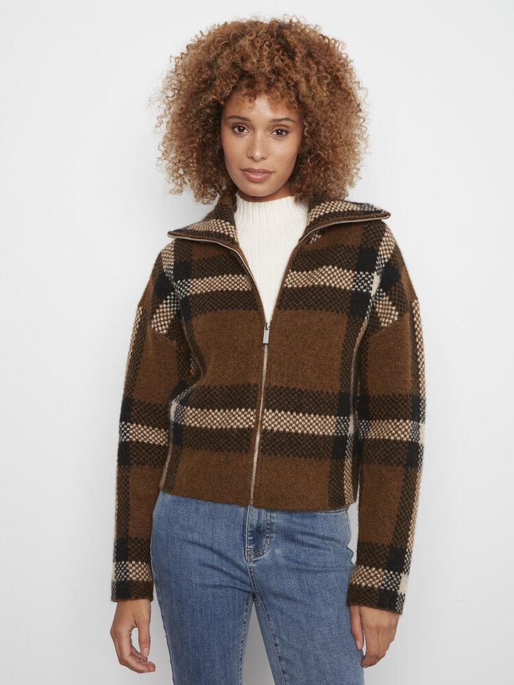 CHARLIE B. CAFE MORNING ZIP CARDIGAN