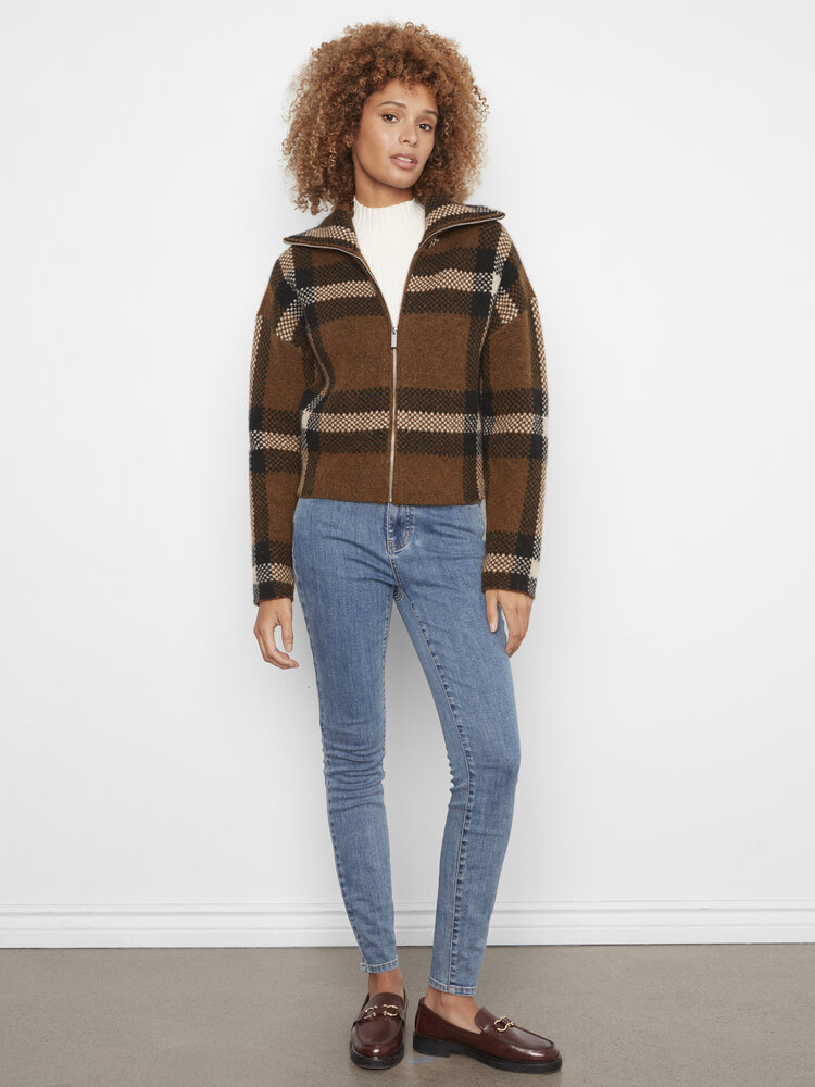 CHARLIE B. CAFE MORNING ZIP CARDIGAN