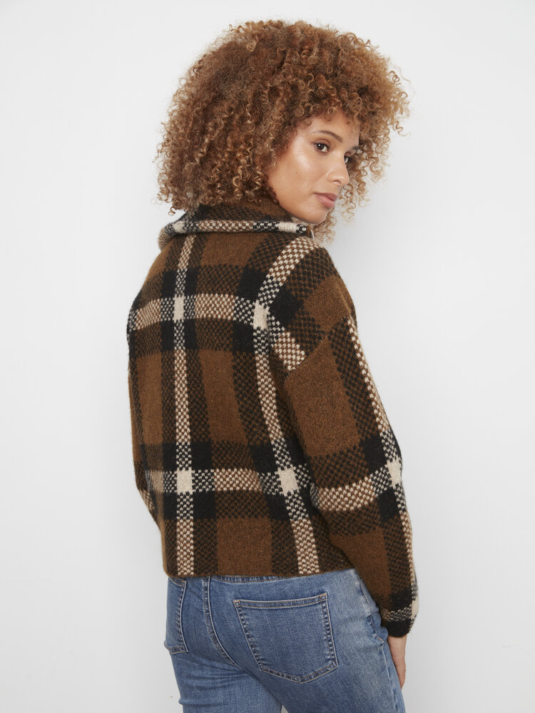 CHARLIE B. CAFE MORNING ZIP CARDIGAN