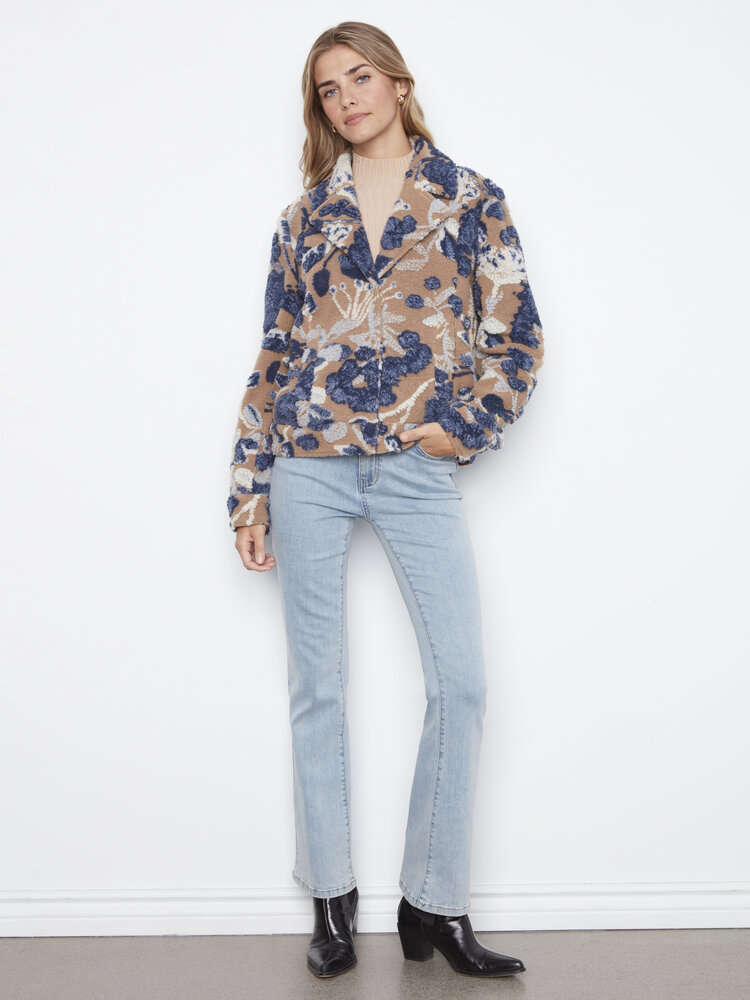 CHARLIE B. FRENCH GARDEN SHERPA SHORT JACKET