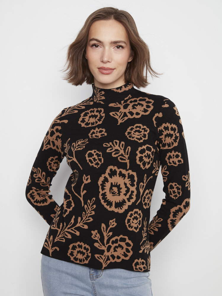CHARLIE B. EMBERS KNIT REVERSIBLE SWEATER