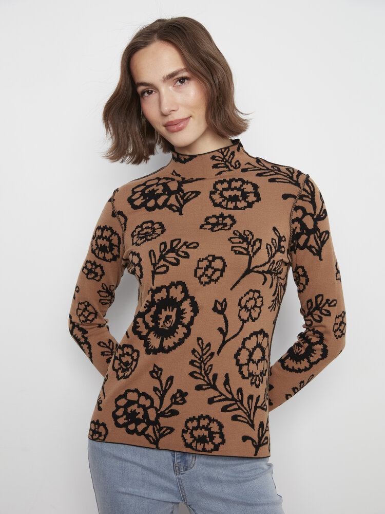 CHARLIE B. EMBERS KNIT REVERSIBLE SWEATER