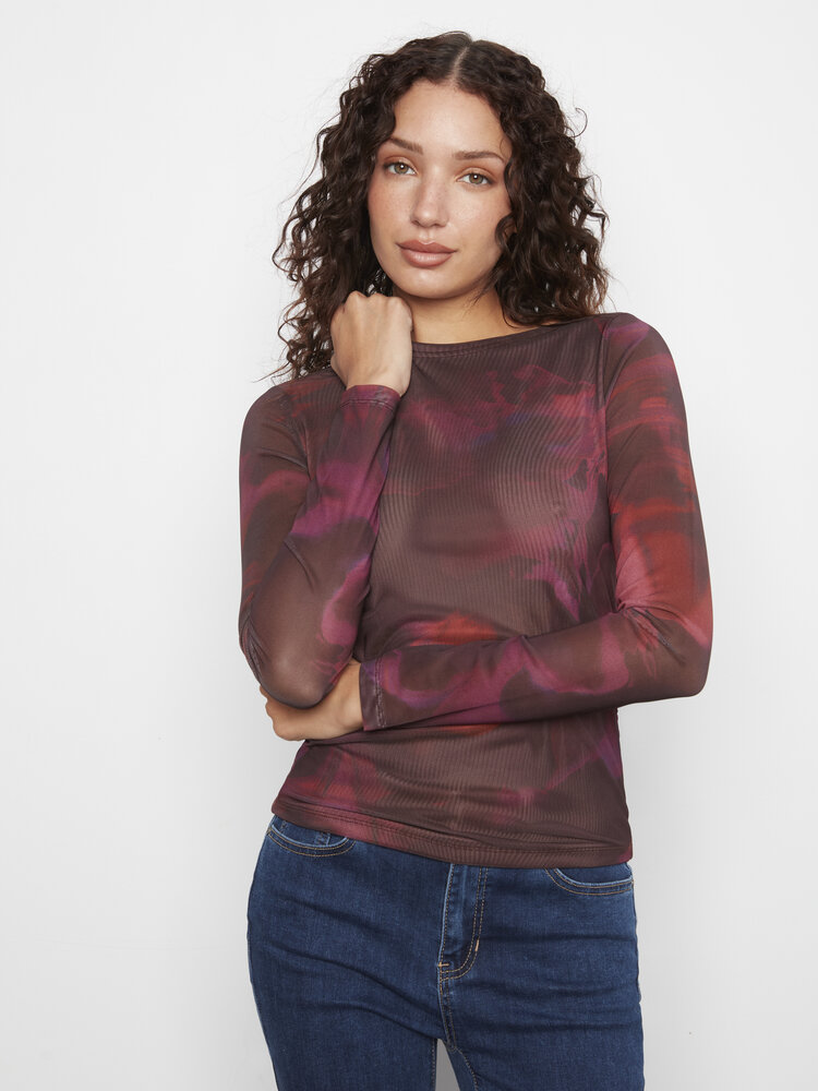 CHARLIE B. ROMANCE MESH TOP
