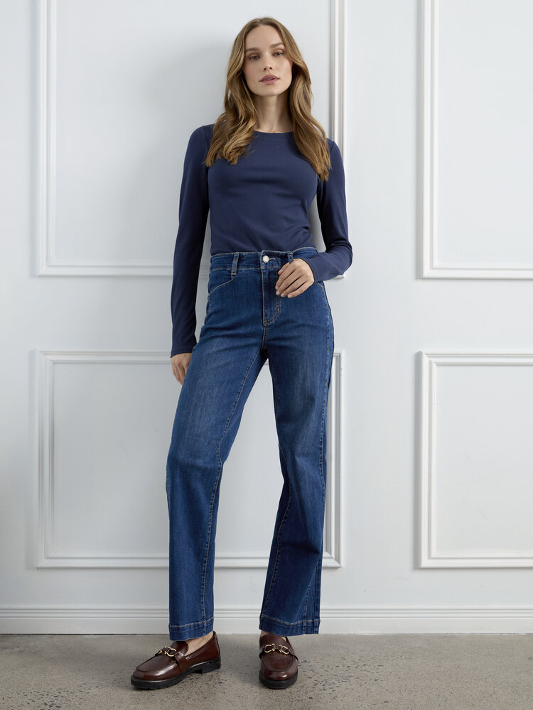 CHARLIE B. HIGH STREET STRAIGHT JEAN