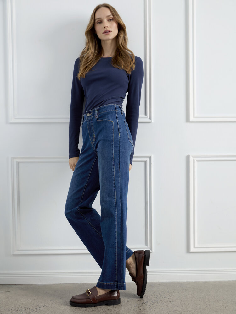 CHARLIE B. HIGH STREET STRAIGHT JEAN