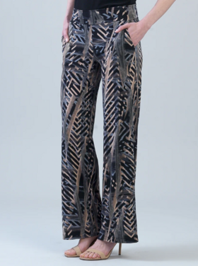 CLARA SUNWOO MOCHA FERN PALAZZO PANT