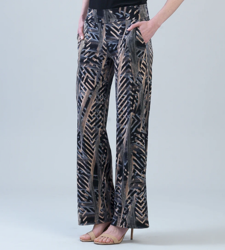 CLARA SUNWOO MOCHA FERN PALAZZO PANT