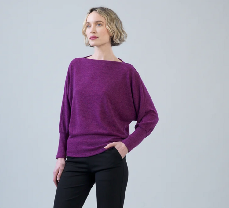 CLARA SUNWOO MAGENTA MOOD SWEATER