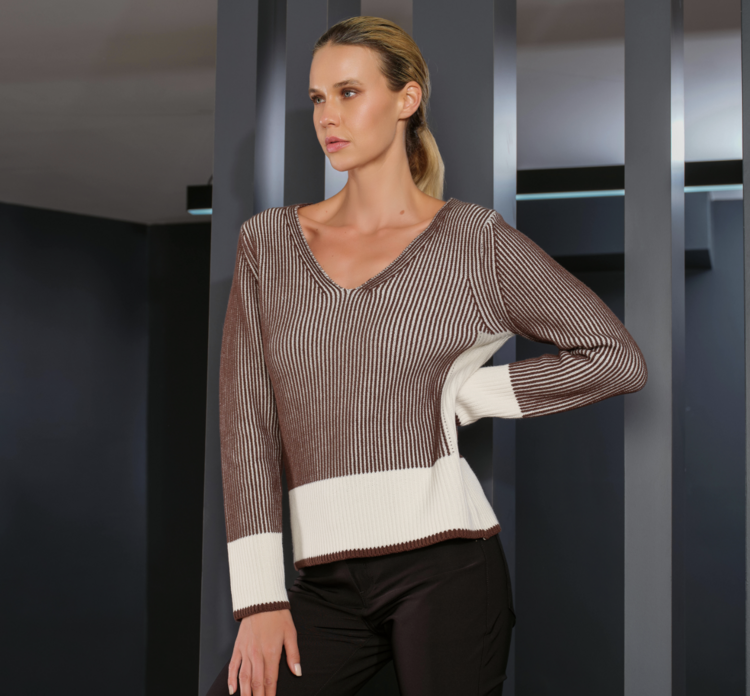 DOLCEZZA MOCHA MORNING SWEATER