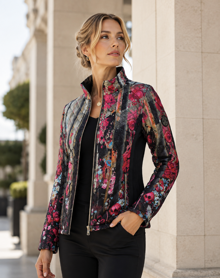DOLCEZZA VERSAILLES GARDENS QUILTED JACKET