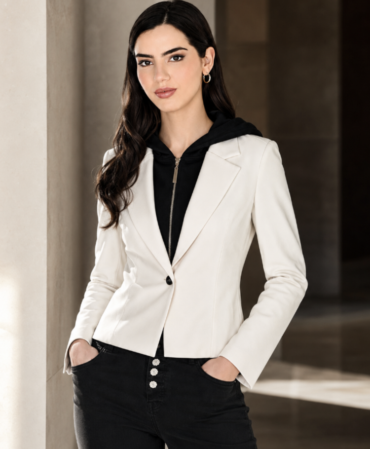 FRANK LYMAN SPORT HOODIE BLAZER