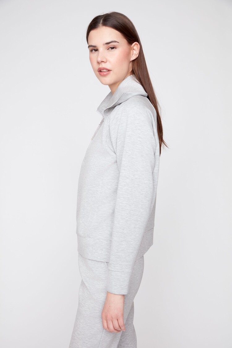 RENUAR HEATHERED TRAVEL TOP