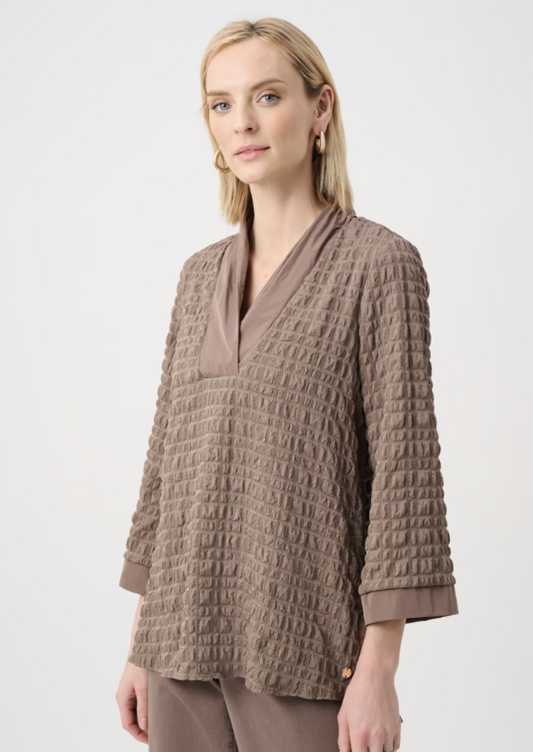 JOSEPH RIBKOFF MINK CRINKLE TOP