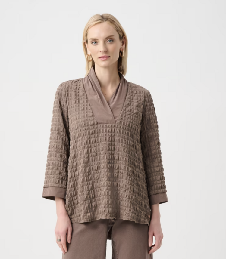 JOSEPH RIBKOFF MINK CRINKLE TOP