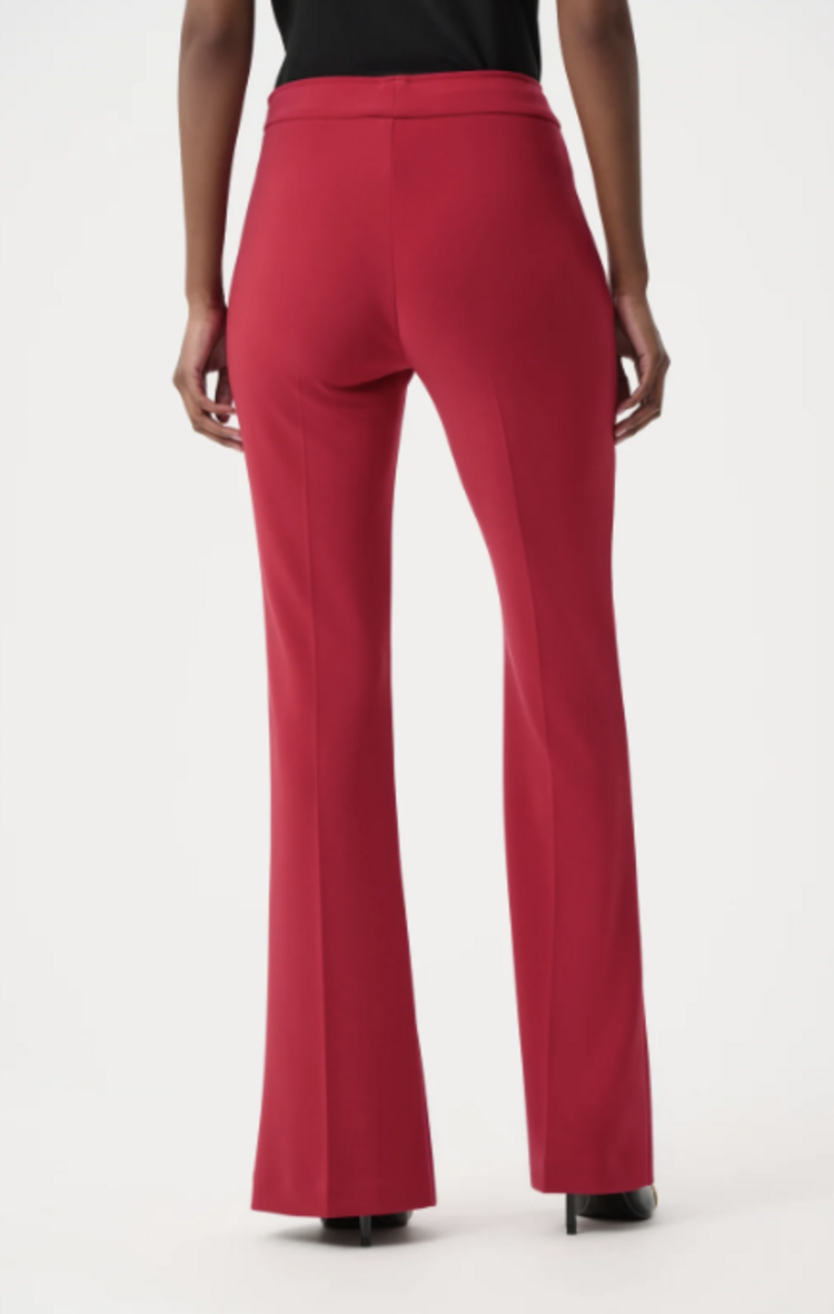 JOSEPH RIBKOFF CHERRY FLARE PANT