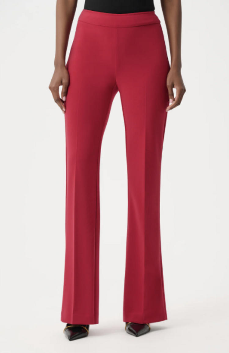 JOSEPH RIBKOFF CHERRY FLARE PANT