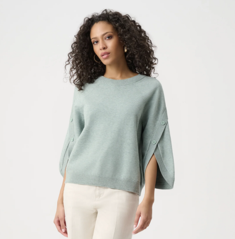 JOSEPH RIBKOFF MINT STATEMENT SWEATER