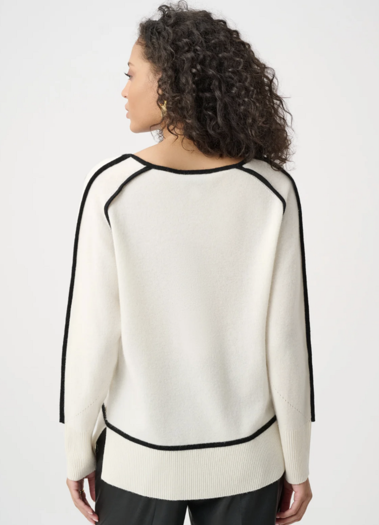 JOSEPH RIBKOFF CLEAN LINES CASHEMERE SWEATER