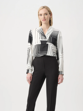 JOSEPH RIBKOFF GEOMETRY BLOUSE