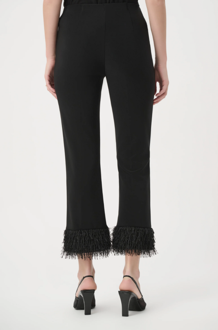 JOSEPH RIBKOFF A TOUCH OF FRINGE PANT