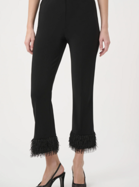 JOSEPH RIBKOFF A TOUCH OF FRINGE PANT