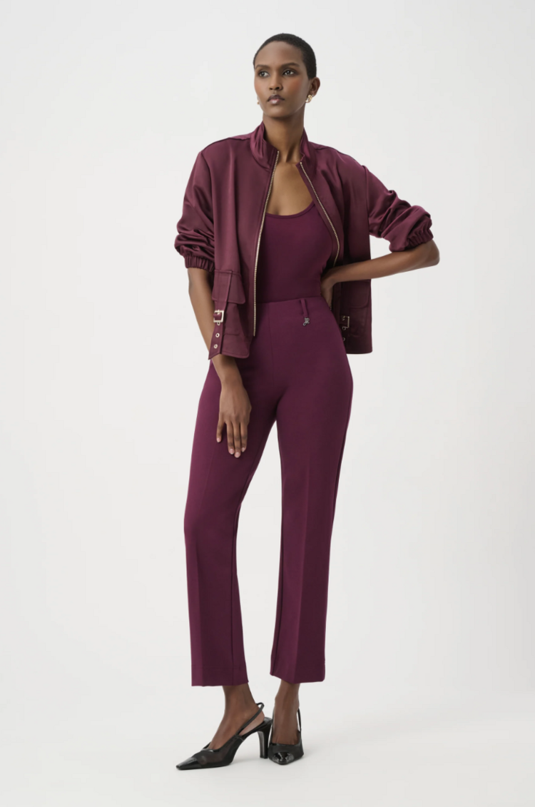 JOSEPH RIBKOFF ELDERBERRY STRAIGHT PANT