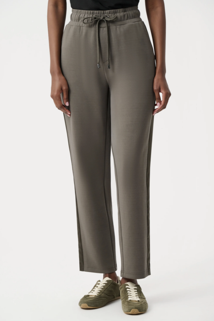JOSEPH RIBKOFF AVOCADO SATIN SIDE SPORT PANT