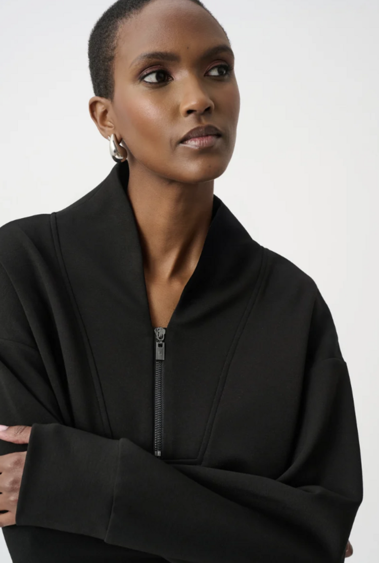 JOSEPH RIBKOFF SPORT HALF ZIP PULLOVER