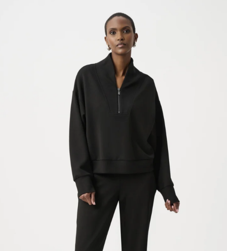 JOSEPH RIBKOFF SPORT HALF ZIP PULLOVER