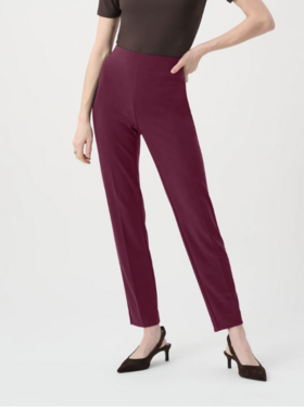 JOSEPH RIBKOFF ELDERBERRY STRAIGHT LEG PANT