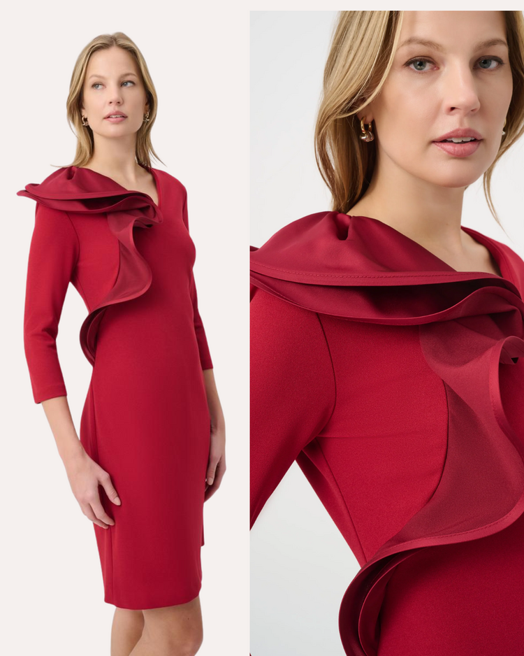 JOSEPH RIBKOFF ROSE DRESS