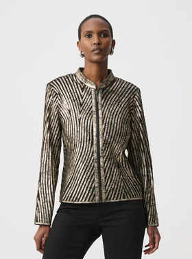 JOSEPH RIBKOFF GILDED CAIRO JACKET