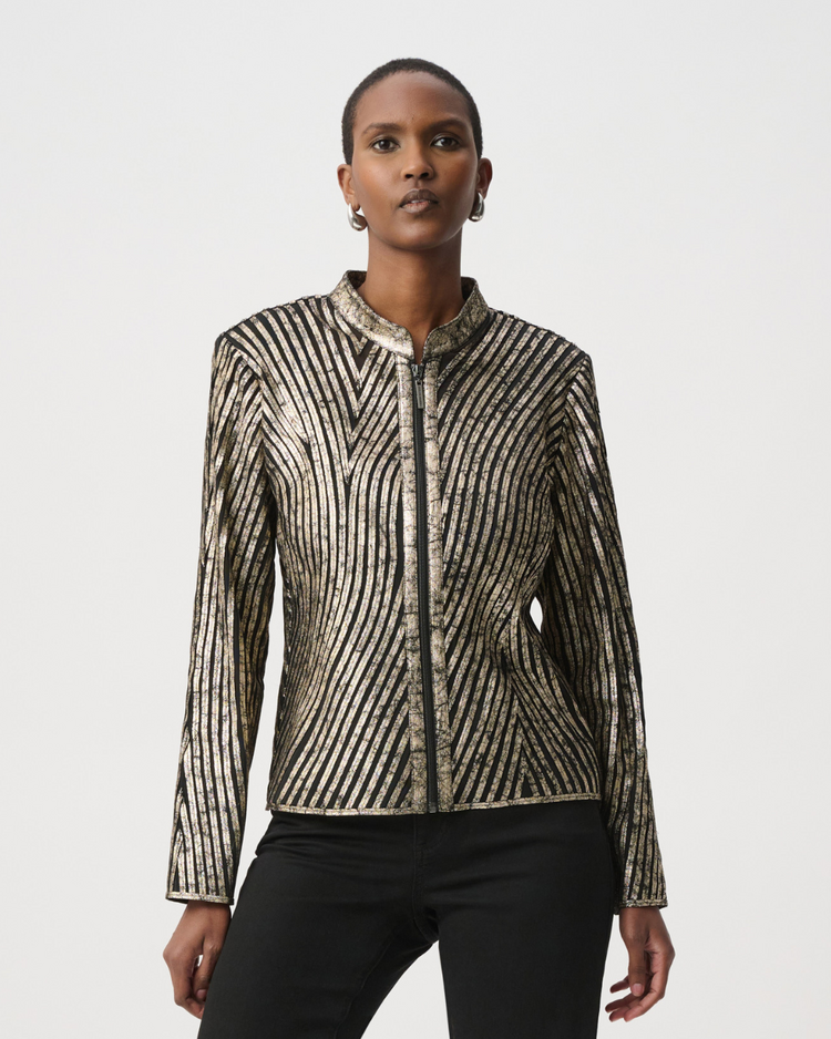 JOSEPH RIBKOFF GILDED CAIRO JACKET