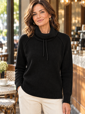 PURE AMICI CLASSIC CASHMERE SWEATER