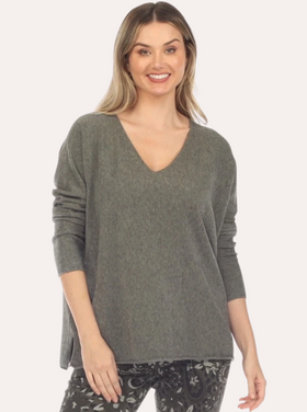 FLORA ASHLEY OLIVE TREE SWEATER