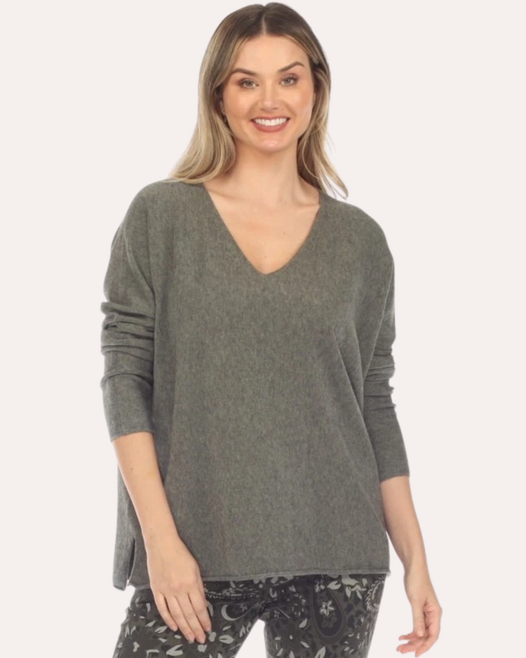 FLORA ASHLEY OLIVE TREE SWEATER
