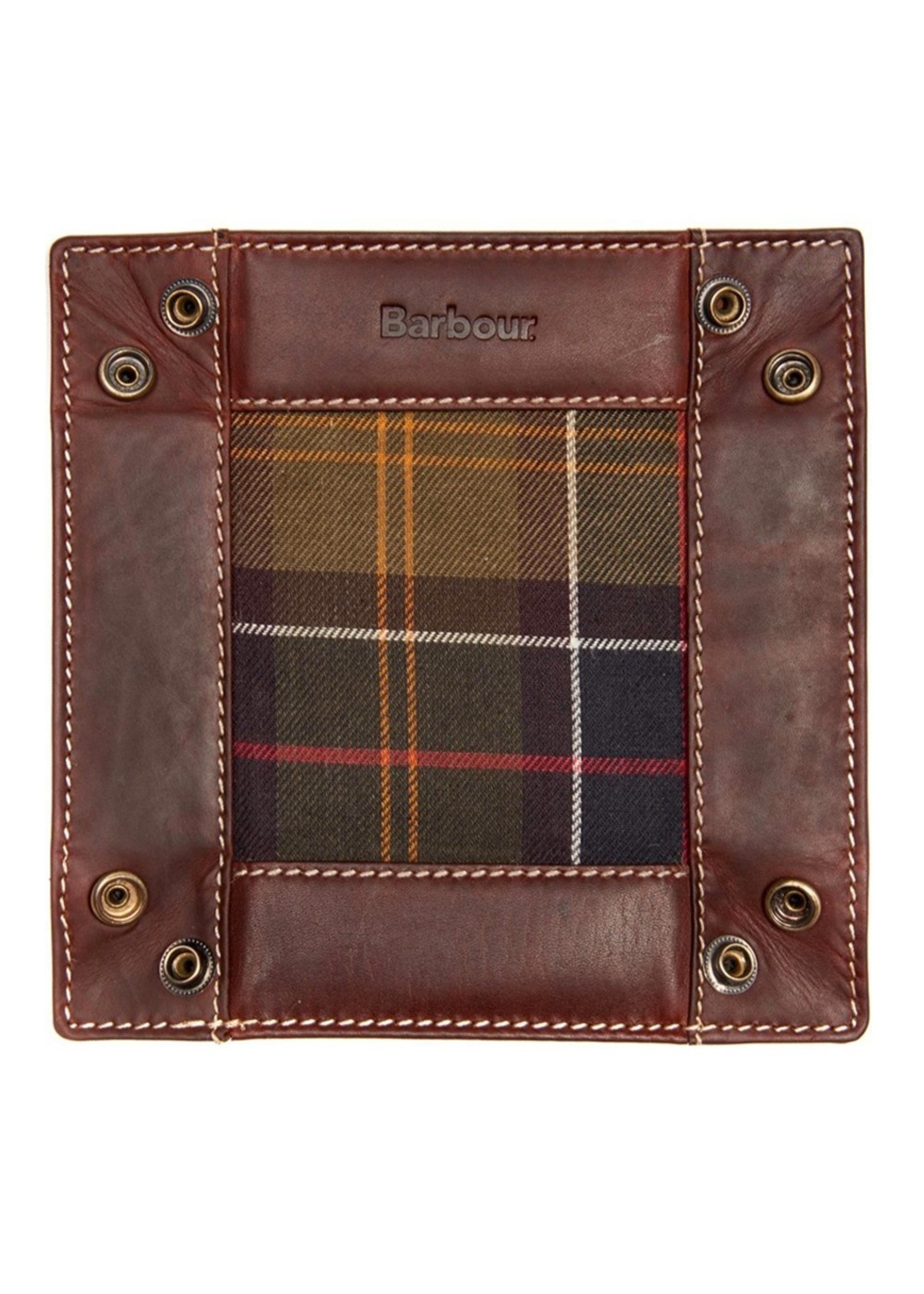 Barbour VALET TRAY - TARTAN & LEATHER