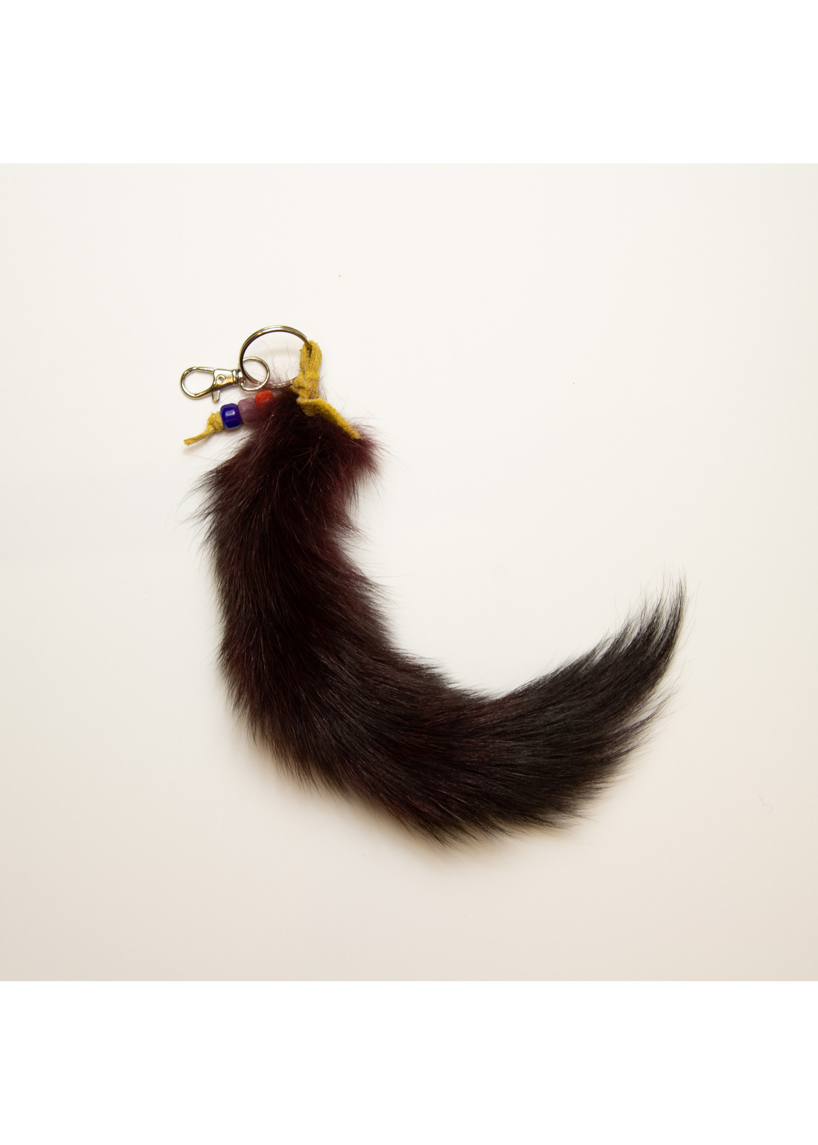 FURTHER DYED SABLE TAIL KEYCHAIN