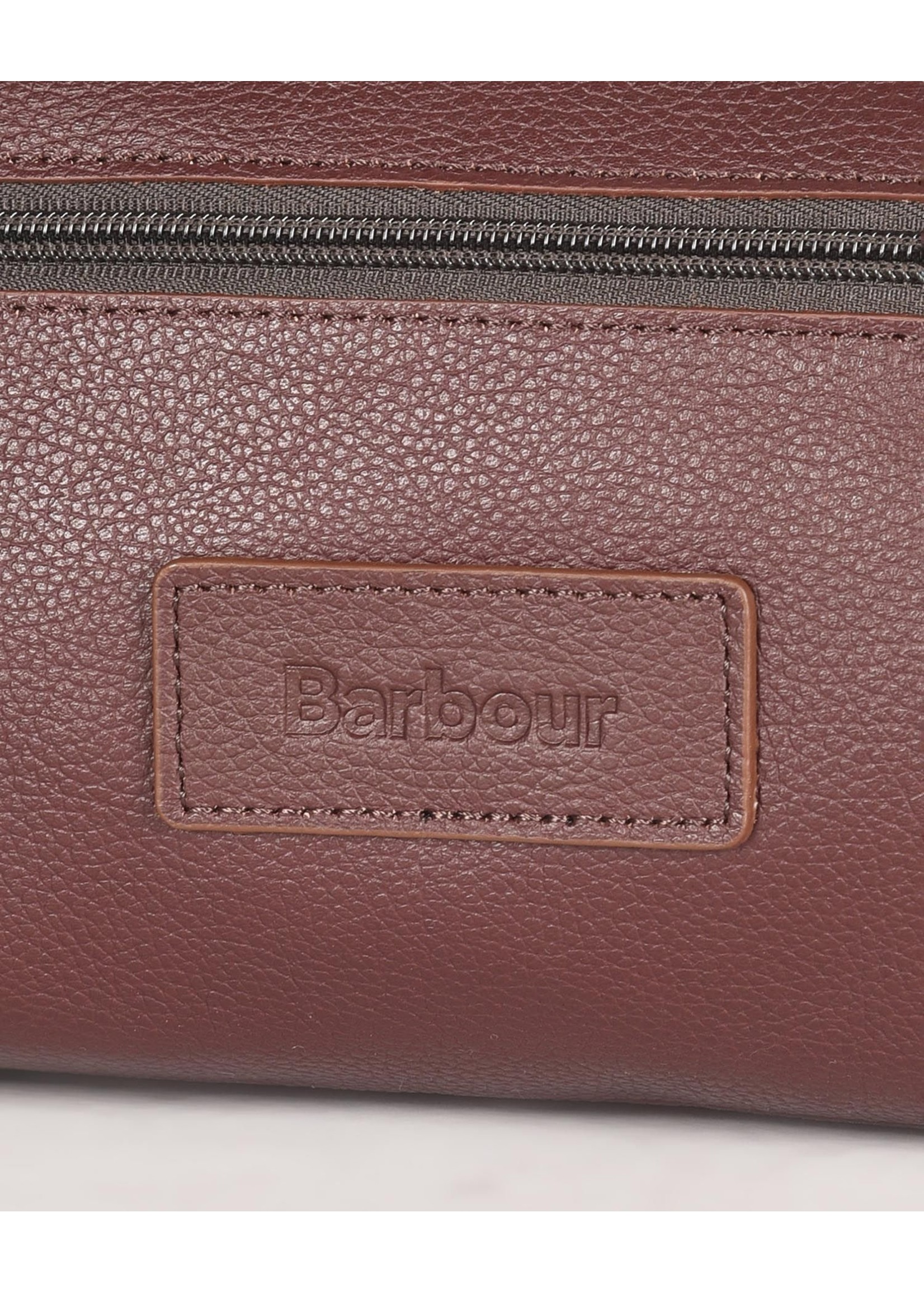 Barbour LEATHER WASHBAG