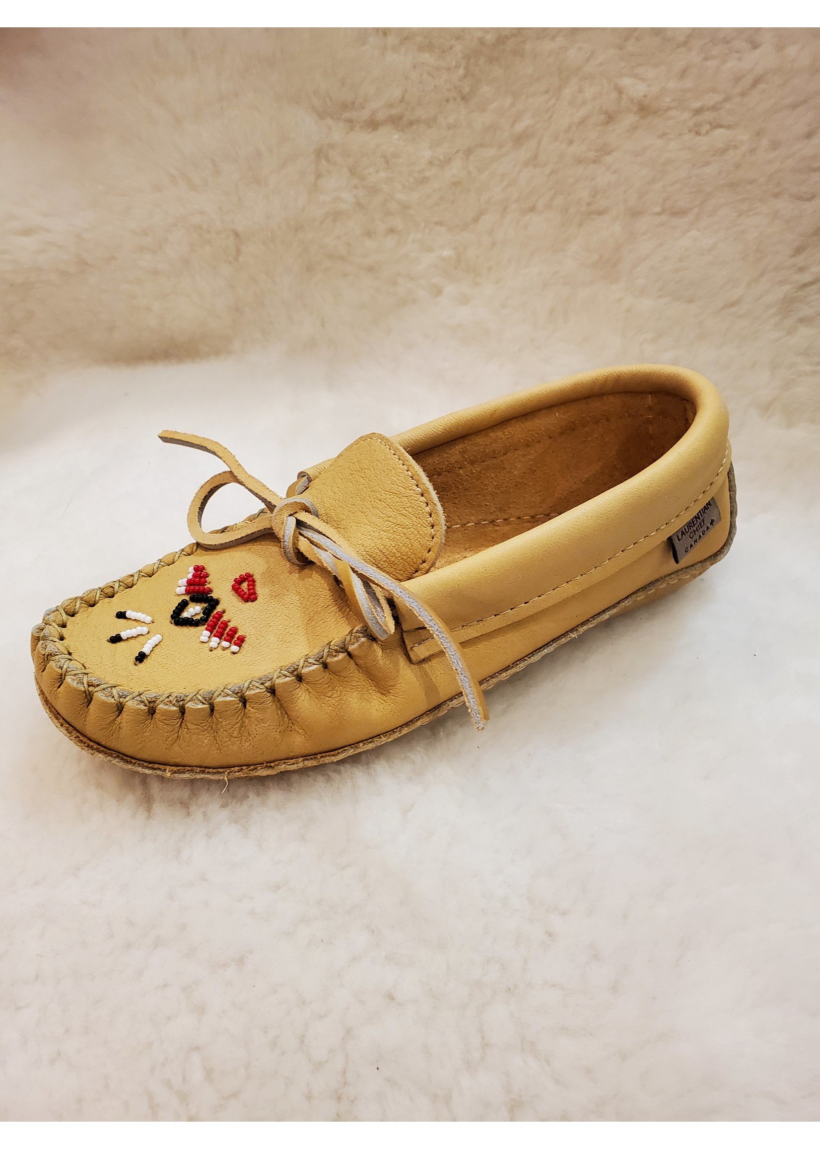 LAURENTIAN CHIEF MOOSE HIDE MOCCASIN 7463L