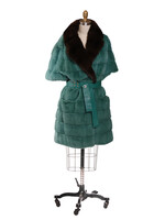 GIANFRANCO FERRÉ SLEEVELESS MINK JACKET