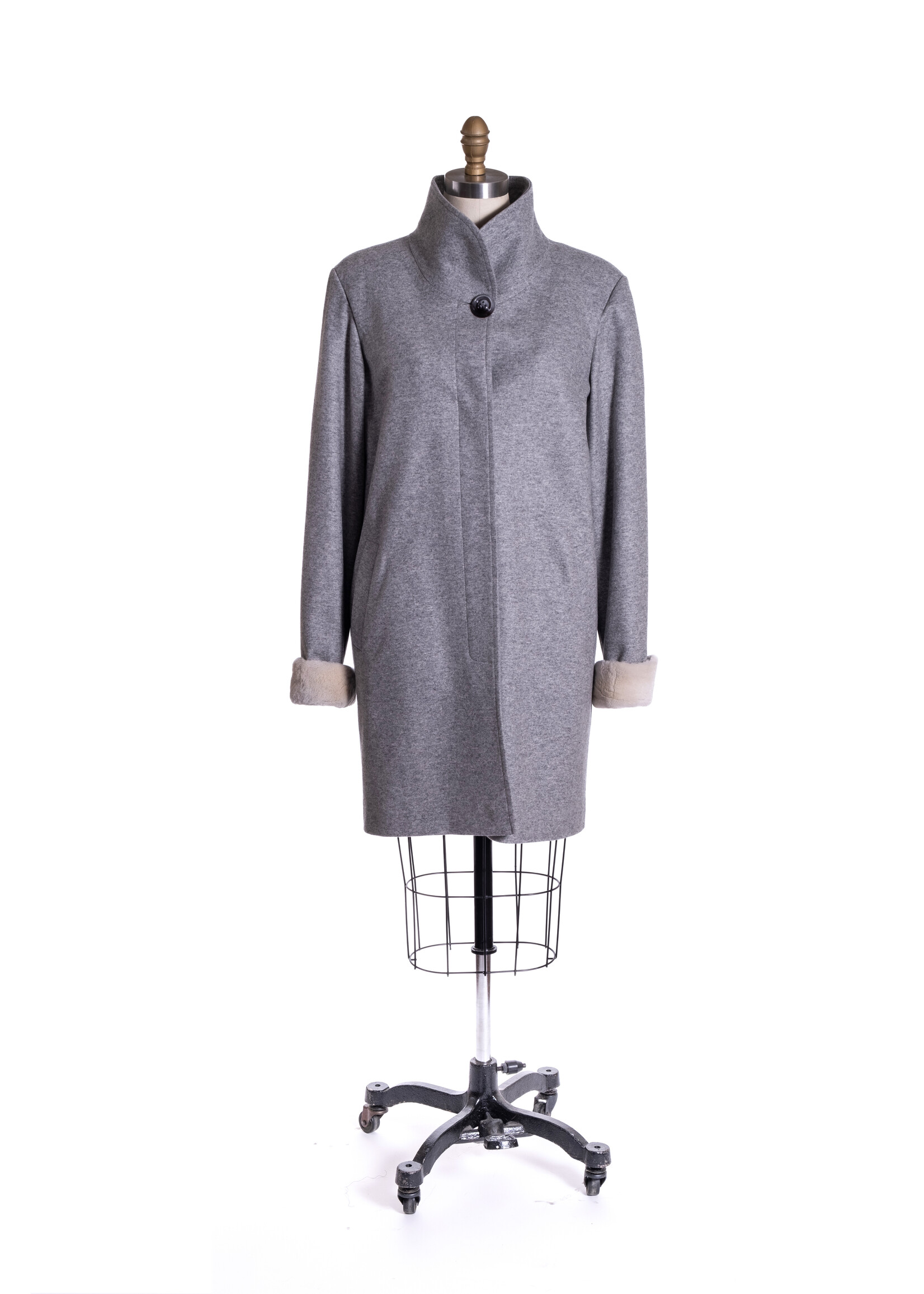 FURTHER LEAH FUR-LINED COAT