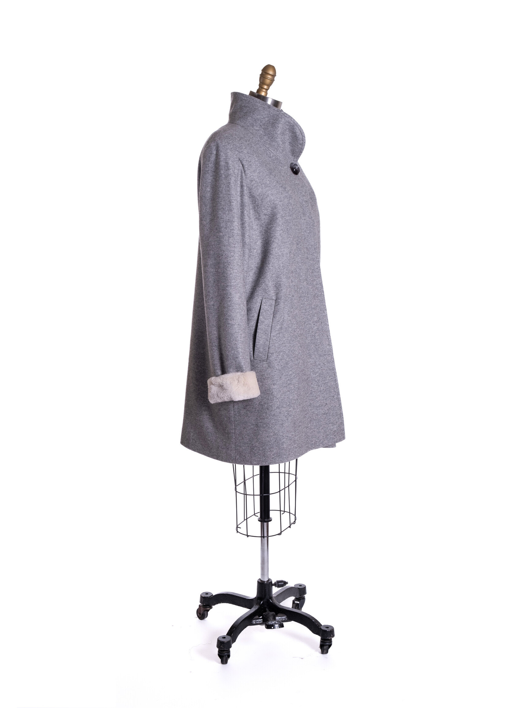 FURTHER LEAH FUR-LINED COAT