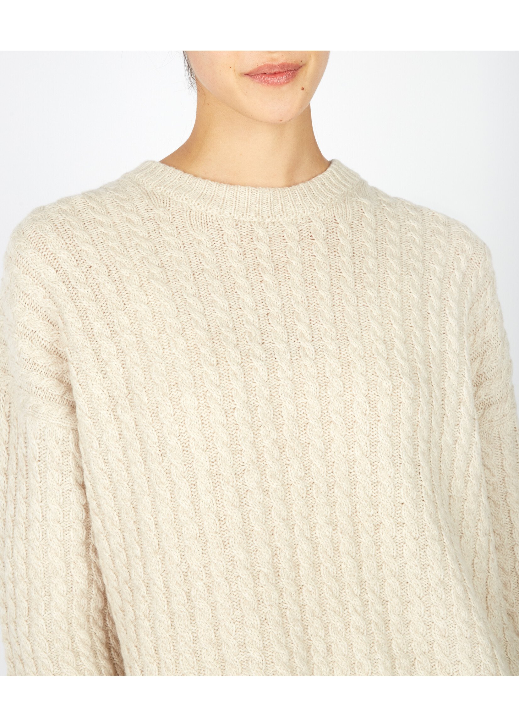 IrelandsEye CORBIN CABLE CREW NECK