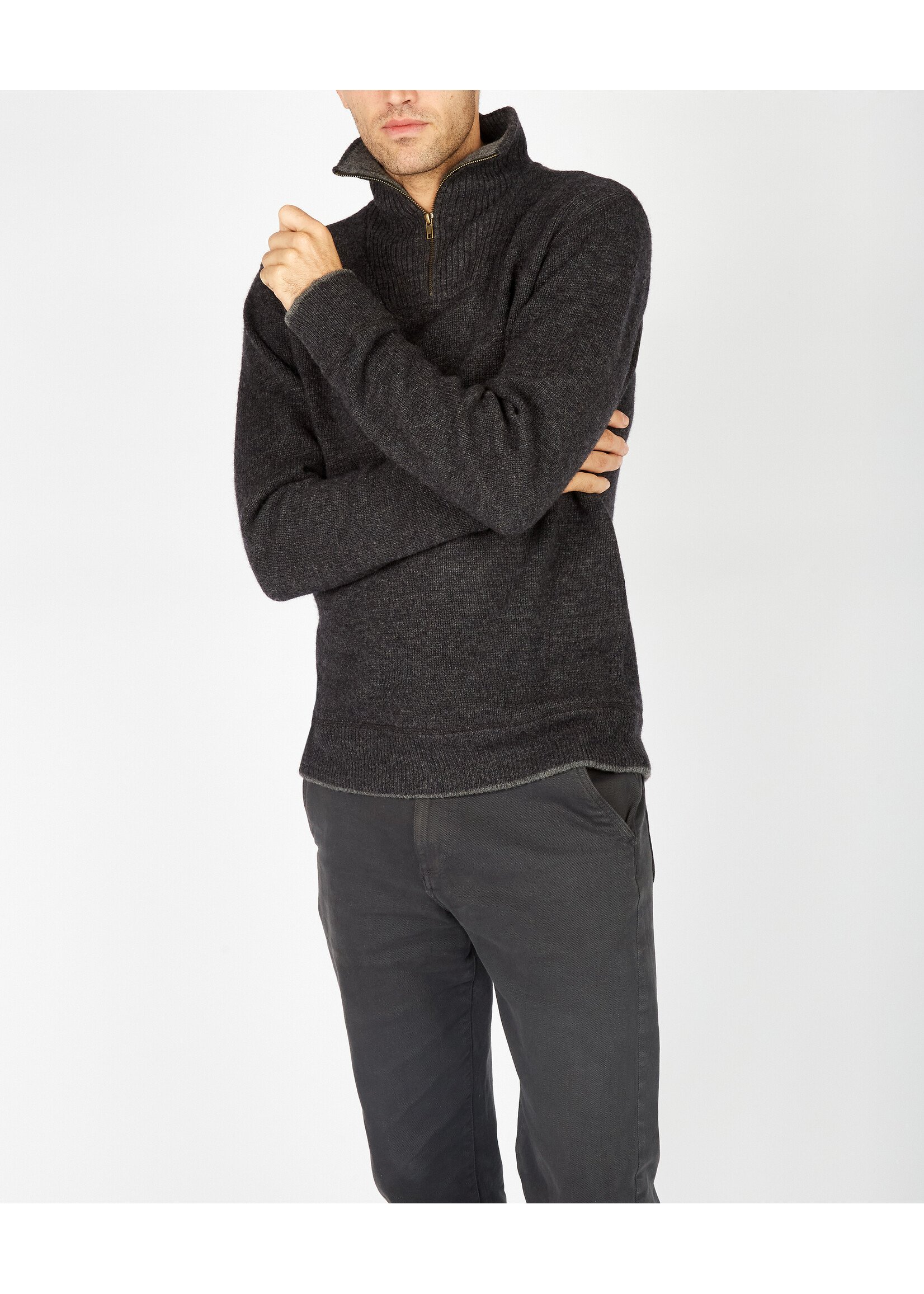 IrelandsEye HALF ZIP SWEATER